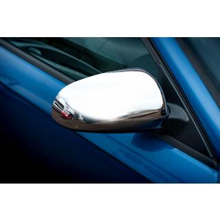 Peilien kromikuoret 2004-2008 (2 kpl, ruostumaton teräs) Audi A6 C6 2004–2011 kuva 2