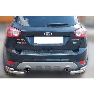 Takaosan tuplakulmaputket AK003-double (2 kpl, ruostumaton teräs) Ford Kuga 2008–2013 kuva 1