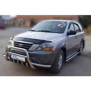 Bullbar WT003-Exclusive (ruostumaton teräs) Kia Sorento I BL 2002–2009 kuva 3