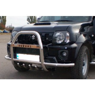Karjapuskuri QT007-Exclusive (tekstillä, ruostumaton teräs) Suzuki Jimny 1998–2018 kuva 3