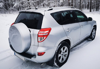 Toyota Rav 4 2006–2013 Skyport kattokaiteet (harmaat) kuva 2