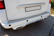 Citroen Berlingo 2008–2018 Omsa Line takapuskurin suojalista (ruostumaton teräs) kuva 5