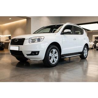 Allmond Grey -sivuporrassarja (2 kpl, alumiini) Geely Emgrand X7 2011– kuva 1