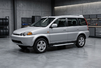Honda HR-V 1998–2006 Allmond Grey -sivuporrassarja (2 kpl, alumiini) kuva 1