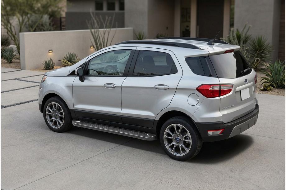 Ford Ecosport 2013–2022 Allmond Black sivuaskelmat (2 kpl, alumiini) Image