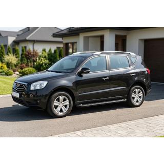 Allmond Black sivuaskelmat (2 kpl, alumiini) Geely Emgrand X7 2011– kuva 1