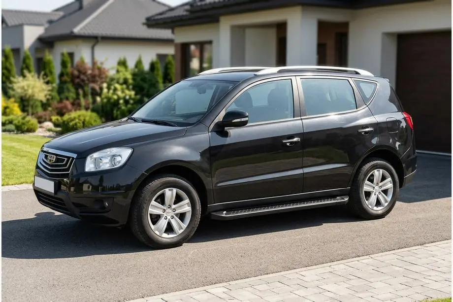 Geely Emgrand X7 2011– Allmond Black sivuaskelmat (2 kpl, alumiini) Image