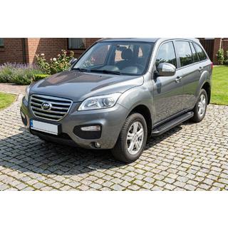 Allmond Black sivuaskelmat (2 kpl, alumiini) Lifan X60 2011– kuva 1