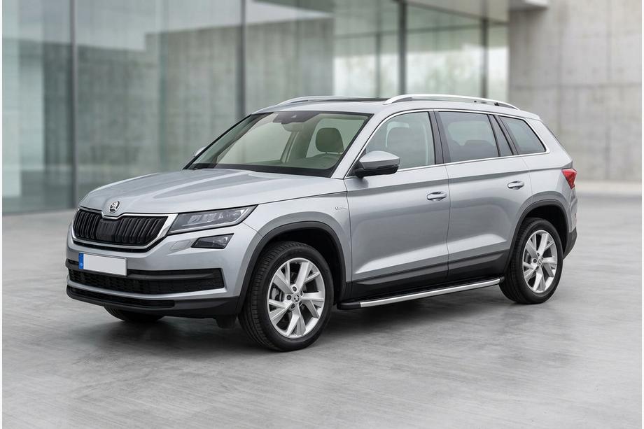 Skoda Kodiaq 2016–2023 Fullmond sivuportaat (2 kpl, alumiini) Image