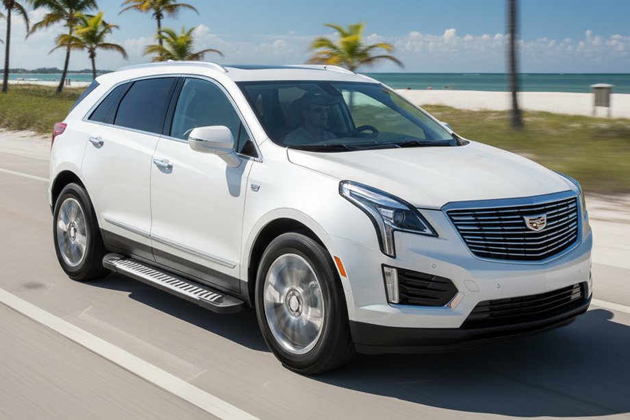 Cadillac XT5 2016– Line-sivuporrassarja (2 kpl, alumiini) Image