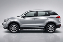 Geely Emgrand X7 2011– Line-sivuporrassarja (2 kpl, alumiini) kuva 1