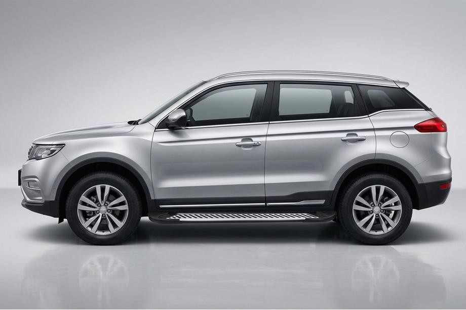 Geely Emgrand X7 2011– Line-sivuporrassarja (2 kpl, alumiini) Image