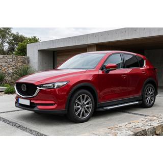 Line-sivuporrassarja (2 kpl, alumiini) Mazda CX-5 2017–2025 kuva 1