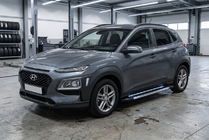 Hyundai Kona 2017–2023 Sivukynnykset RedLine V1 (2 kpl, alumiini) kuva 1