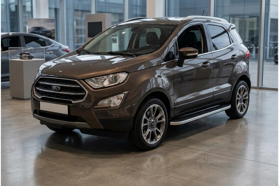 Ford Ecosport 2013–2022 Tayga Grey -sivuaskelmat (2 kpl, alumiini) Image
