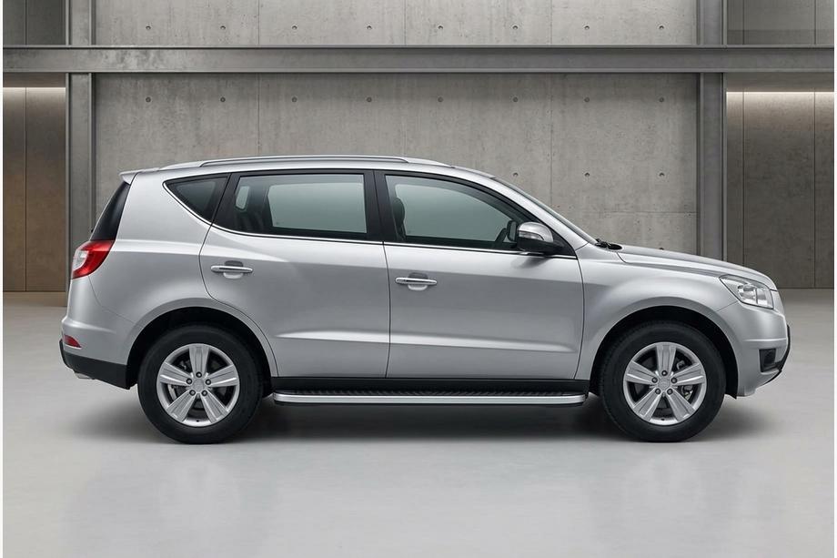 Geely Emgrand X7 2011– Tayga Grey -sivuaskelmat (2 kpl, alumiini) Image