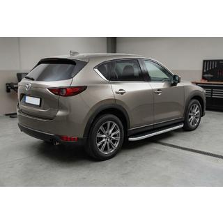 Tayga Grey -sivuaskelmat (2 kpl, alumiini) Mazda CX-5 2017–2025 kuva 1
