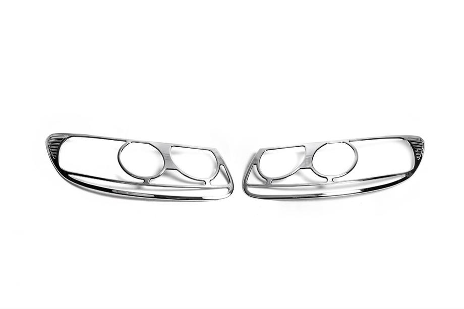Hyundai Santa Fe 2 2006–2012 Kromiset ajovalolistat (2006-2010, 2 kpl, muovi) Image