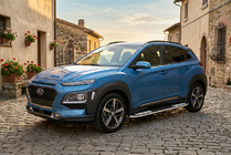 Hyundai Kona 2017–2023 Tayga V2 sivukynnykset (2 kpl, alumiini) kuva 1