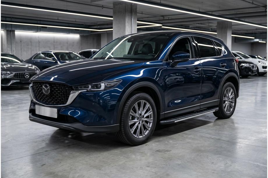 Mazda CX-5 2017–2025 Sivuportaat Bosphore Grey (2 kpl, alumiini) Image