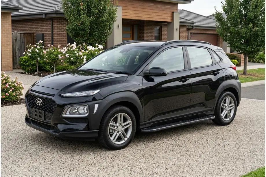 Hyundai Kona 2017–2023 Bosphore Black -sivukynnykset (2 kpl, alumiini) Image