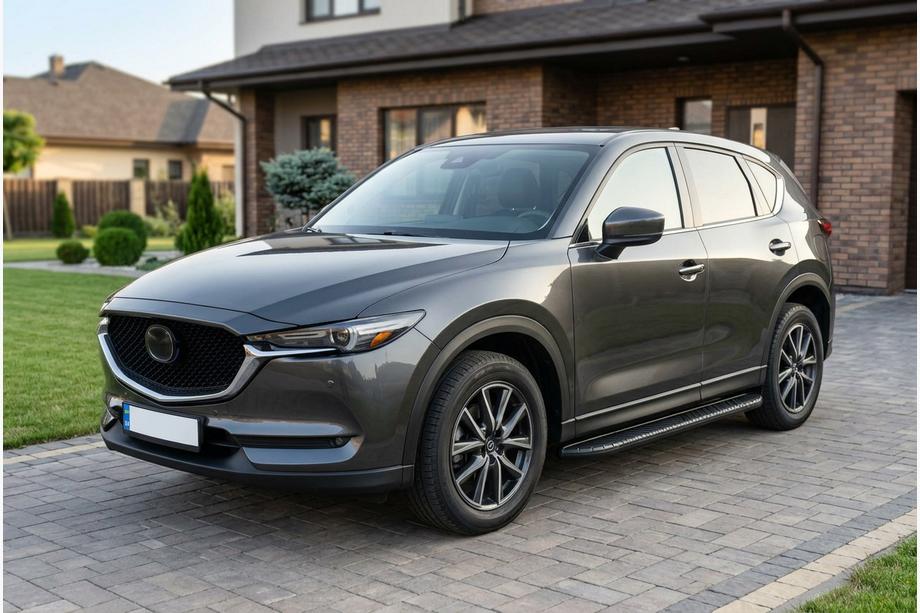 Mazda CX-5 2017–2025 Bosphore Black -sivukynnykset (2 kpl, alumiini) Image