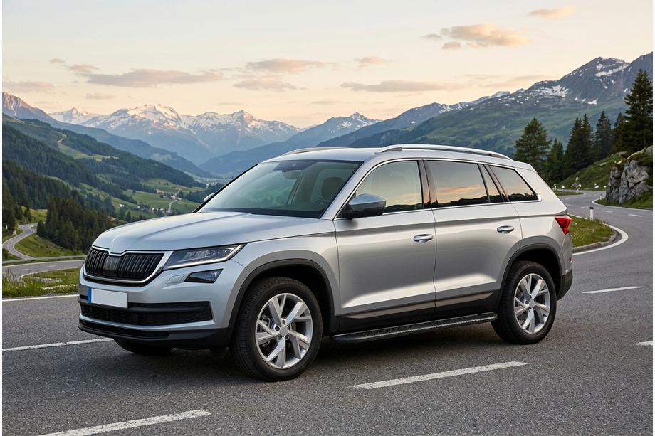 Skoda Kodiaq 2016–2023 Bosphore Black -sivukynnykset (2 kpl, alumiini) Image
