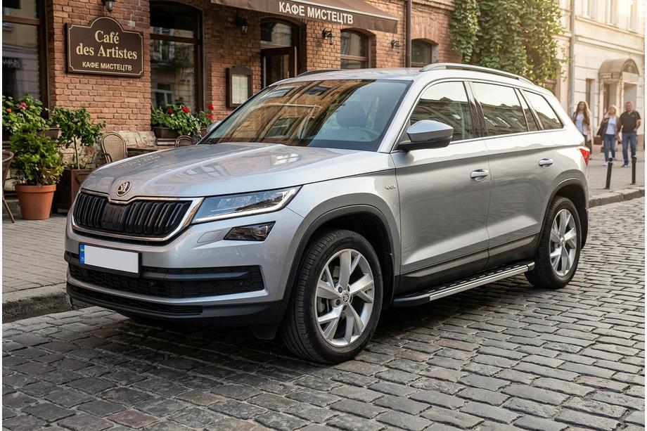 Skoda Kodiaq 2016–2023 Duru sivuastinlaudat (2 kpl, alumiini) Image