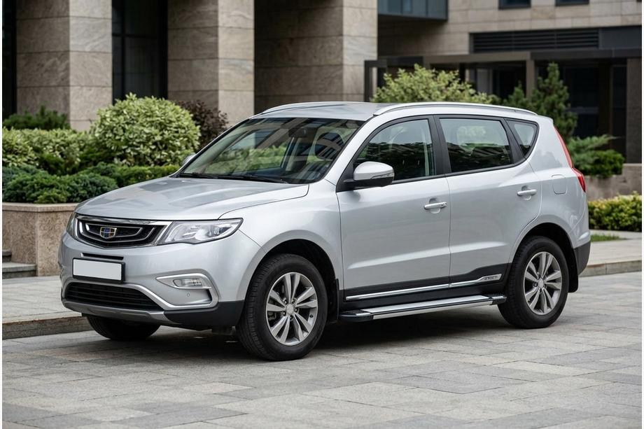 Geely Emgrand X7 2011– Rainbow sivuporrassarja (2 kpl, alumiini) Image