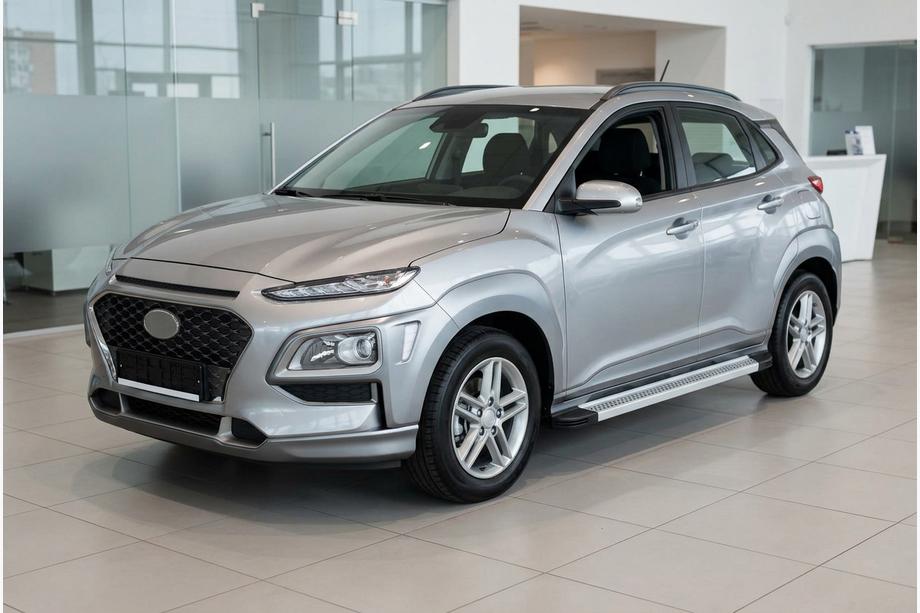 Hyundai Kona 2017–2023 Maya V2 sivuportaat (2 kpl, alumiini) Image