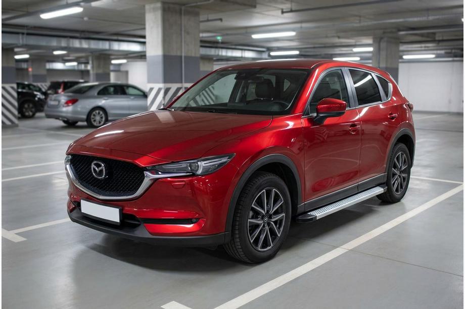 Mazda CX-5 2017–2025 Maya V2 sivuportaat (2 kpl, alumiini) Image
