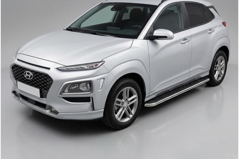 Hyundai Kona 2017–2023 Maydos V1 -sivuporrast (2 kpl, alumiini) Image