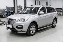 Lifan X60 2011– Maydos V1 -sivuporrast (2 kpl, alumiini) kuva 1