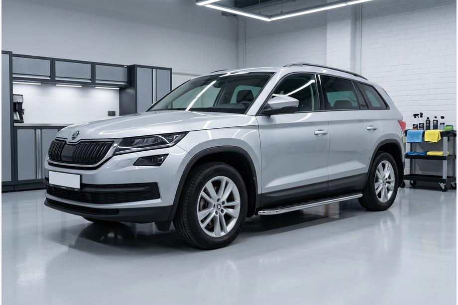 Skoda Kodiaq 2016–2023 Maydos V1 -sivuporrast (2 kpl, alumiini) Image