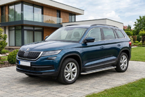 Skoda Kodiaq 2016–2023 Maydos V2 sivuportaat (2 kpl, alumiini ↗ ruostumaton teräs) kuva 1