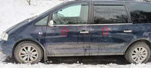 Seat Alhambra 1996–2010 Ikkunalistat (4 kpl, ruostumaton teräs) kuva 1