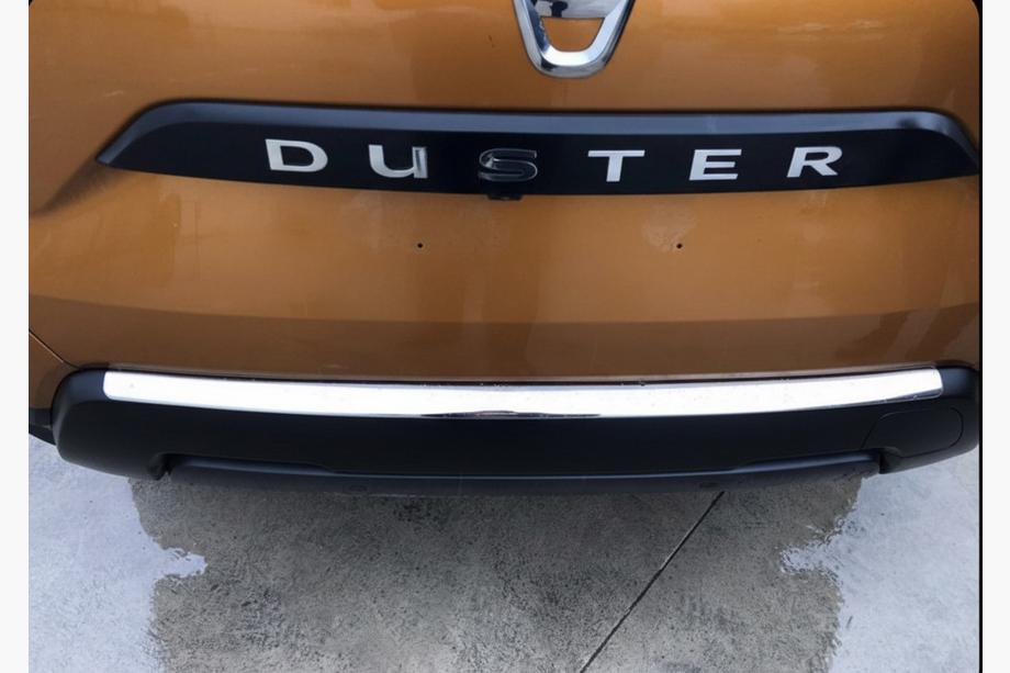 Renault Duster 2018–2024 Takapuskurin suojalista Carmos V1 (ruostumaton teräs) Image