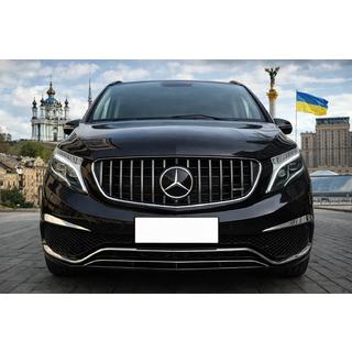 Etusäleikkö GT Panamericana Chrome (2014-2019 V-classille) Mercedes Vito/V-class W447 2014– kuva 1