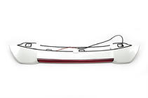 Toyota Land Cruiser 200 2007–2021 LED-spoileri (2016-2021) Valkoinen väri kuva 9