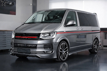 Volkswagen T6 2015–2024 ABT Original etupuskurin spoilerilippa 2015-2018 (maalattava) kuva 3
