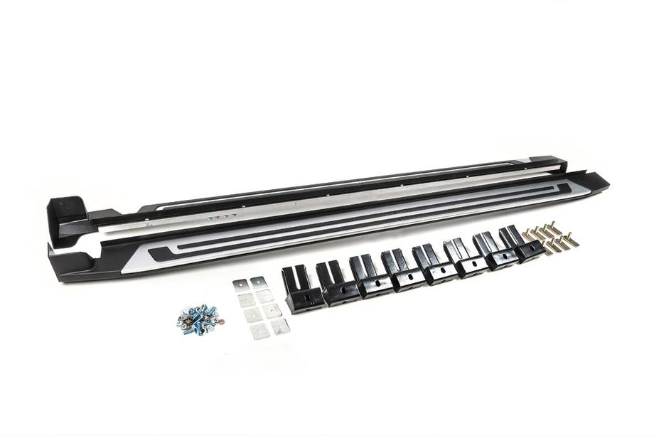 Volkswagen Tiguan 2016–2023 Sivuporrassarja OEM All Space -malliin (2 kpl, alumiini) Image