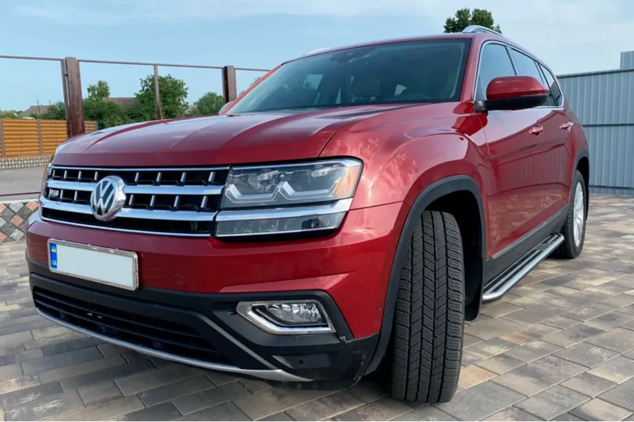 Volkswagen Atlas (Terramont) 2016– OEM-sivuaskelmat (2 kpl, alumiini) Image