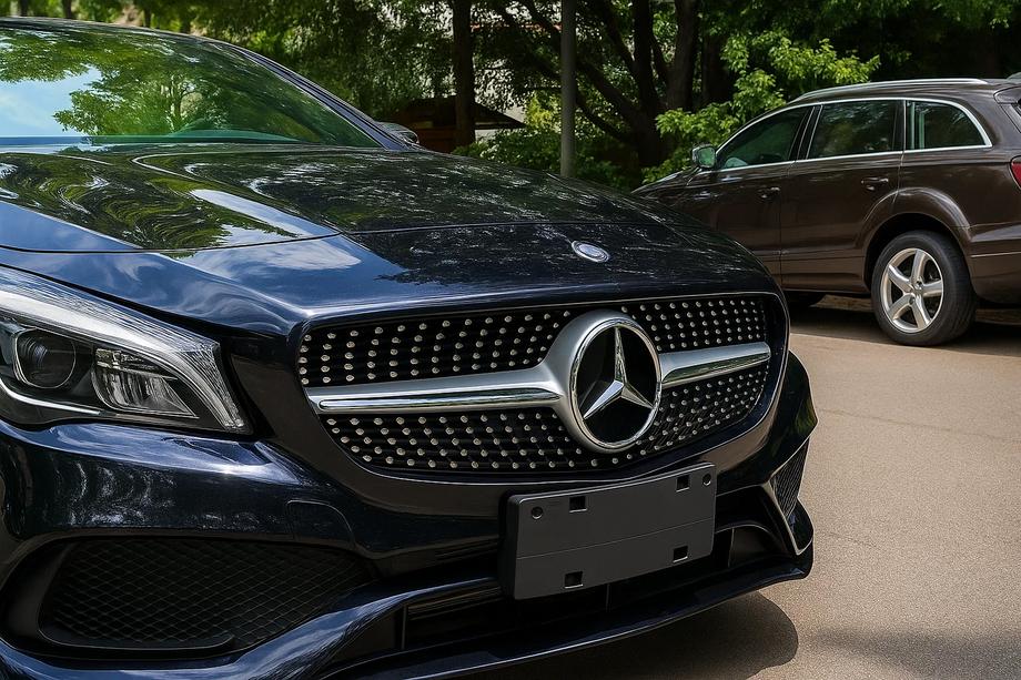 Mercedes CLA C117 2013–2019 Etusäleikkö (2013-2016, Diamond Silver) Kuva 1