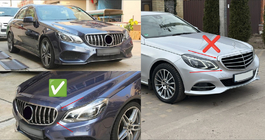 Mercedes E-sarja W212 2009–2016 Etusäleikkö GT Panamericana (Avantgarde- ja AMG-Line-malleihin, 2013-2016) kuva 5