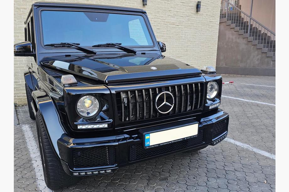 Mercedes G class W463 1990–2018 Etusäleikkö (GT, kromiraidoilla) Image