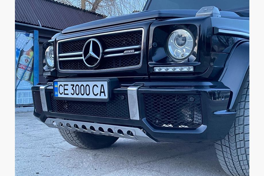 Mercedes G class W463 1990–2018 AMG G63/G65 etupuskuri (täydellinen) G65 (musta verkko) Image