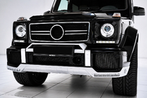 Mercedes G class W463 1990–2018 BRBS etupuskurin lippa LED-valoilla kuva 1