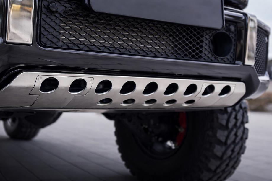 Mercedes G class W463 1990–2018 Etupuskurin suoja (ruostumaton teräs) Kuva 1