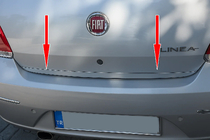 Fiat Linea 2006–2018 Takalukun reunalista (ruostumaton teräs) kuva 1