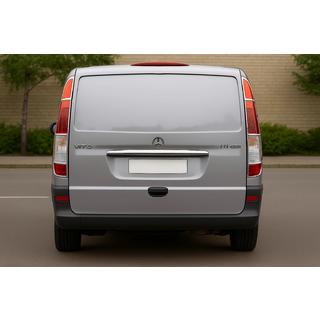 Takavalojen kromilistat (2 kpl, ruostumaton teräs) Mercedes Vito W639 2004–2014 kuva 1